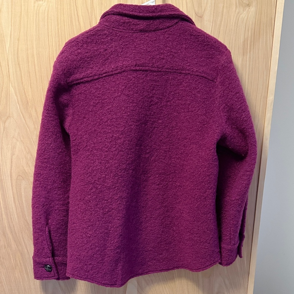Karen Kane Purple Wool Jacket - Picture 3 of 5